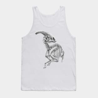 parasaurolophus skeleton Tank Top